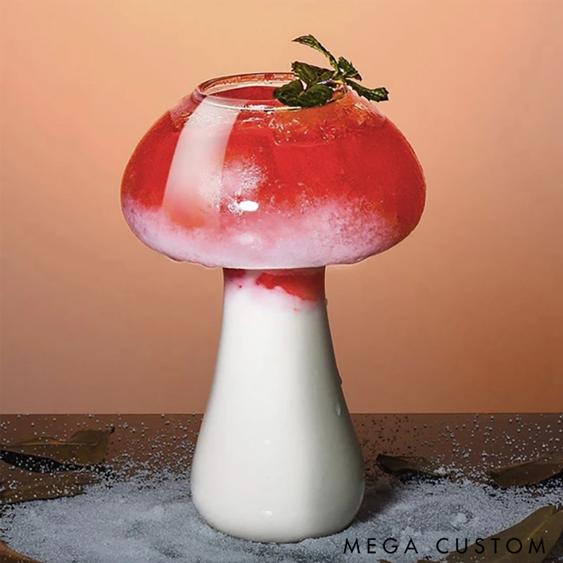 Creative Mushroom-Shaped Drink Glass for Cocktails Juices and Desserts Perfect for Parties and Gifts