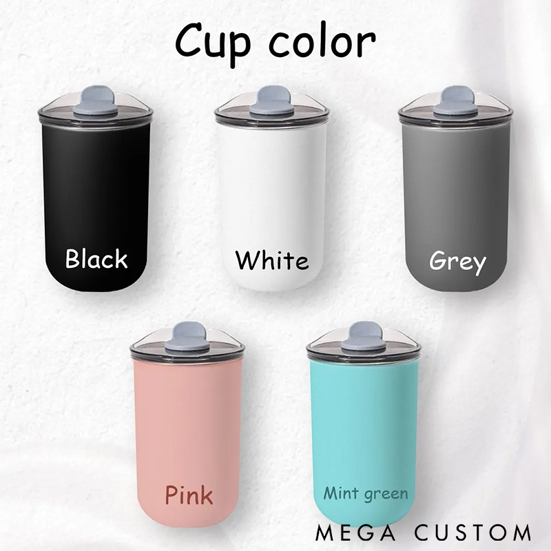 Personalized Floral Insulated Tumbler Custom Name and Flower Stainless Steel Spill-Proof Design Multiple Colors Perfect Gift for Women or Daily Use