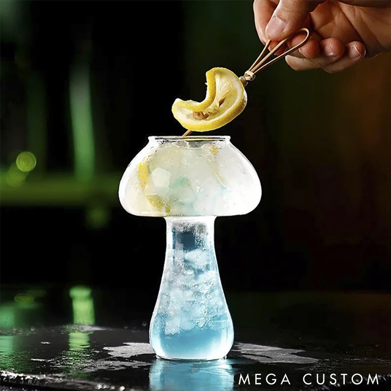 Creative Mushroom-Shaped Drink Glass for Cocktails Juices and Desserts Perfect for Parties and Gifts