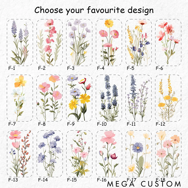 Personalized Floral Insulated Tumbler Custom Name and Flower Stainless Steel Spill-Proof Design Multiple Colors Perfect Gift for Women or Daily Use