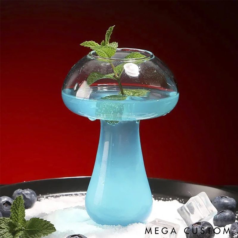 Creative Mushroom-Shaped Drink Glass for Cocktails Juices and Desserts Perfect for Parties and Gifts