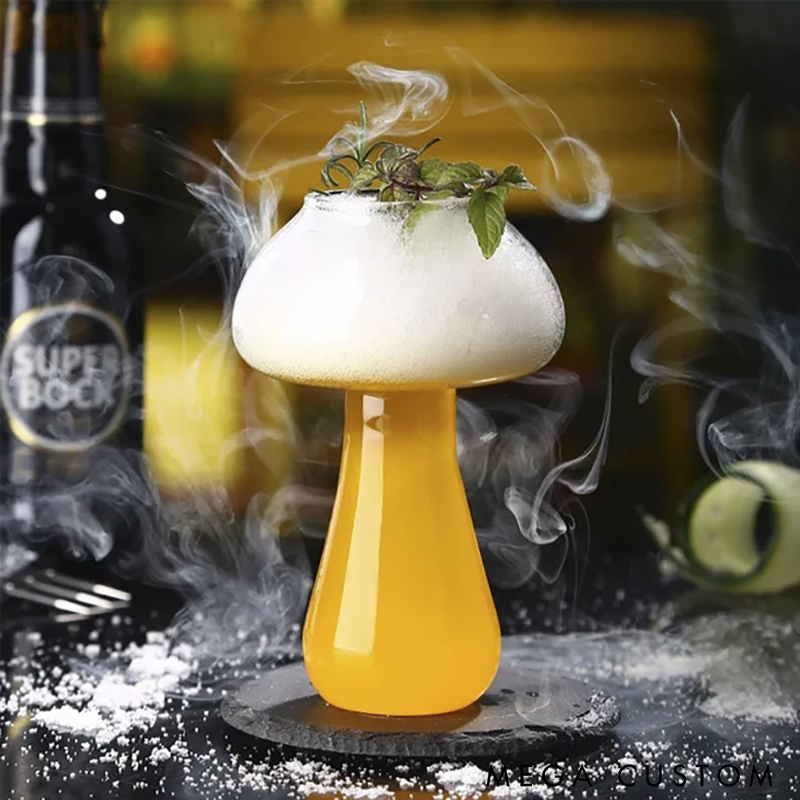 Creative Mushroom-Shaped Drink Glass for Cocktails Juices and Desserts Perfect for Parties and Gifts