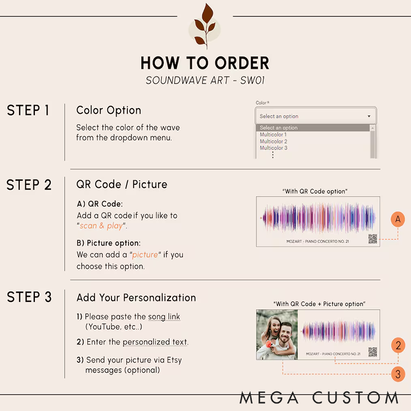 Personalized Soundwave Acrylic Plaque Custom Song Voice or QR Code Display Unique Music Gift Home Decor for Special Occasions