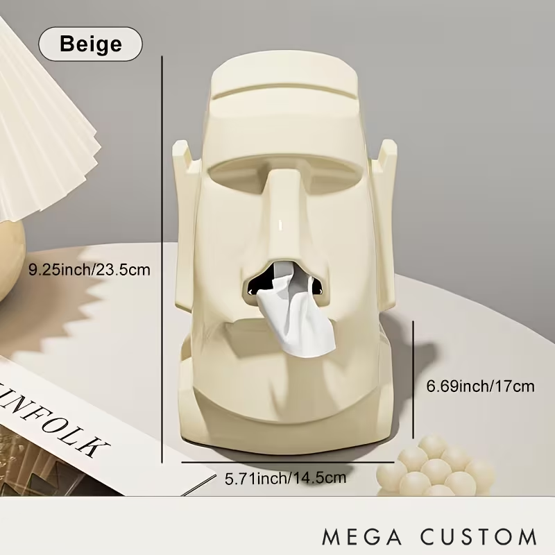 Creative Tissue Box Desktop Storage Box Glasses Earphone Storage Rack Office Organizer Desk Multi-Functional for Glasses Headphones Home or Office Decor