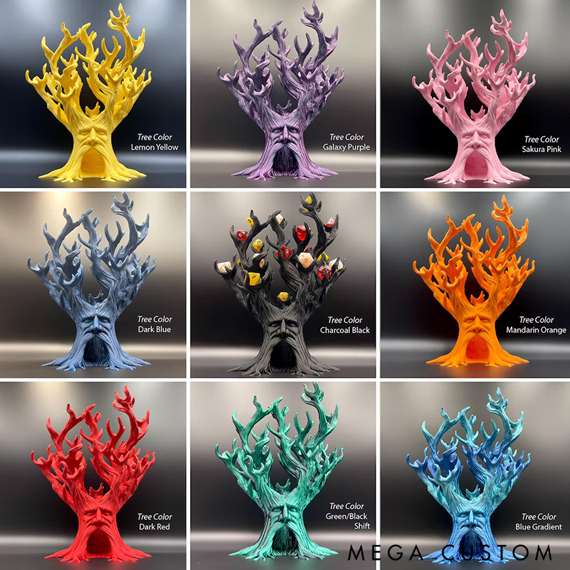 Treant Dice Rolling Tower and Display 3D printed Awakened Tree TreeBeard Dice Display Gift Perfect Gift for D&D and Dice Collectors
