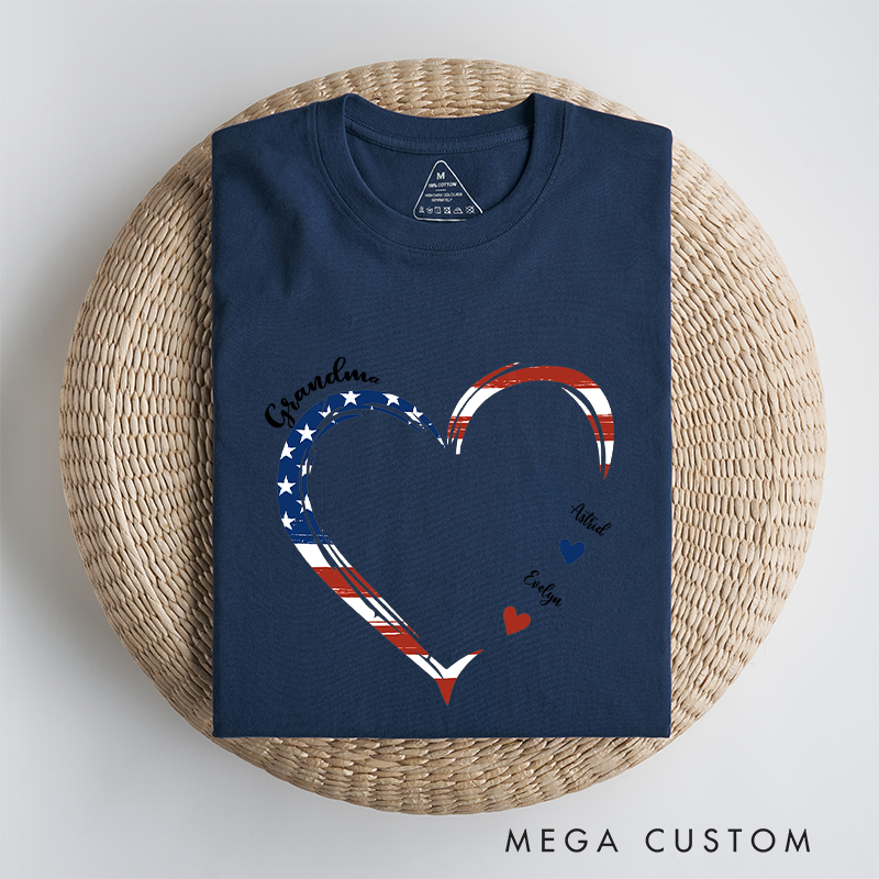 Personalized Home is Where Your Grandma is Gift for Grandma Classic T-Shirt