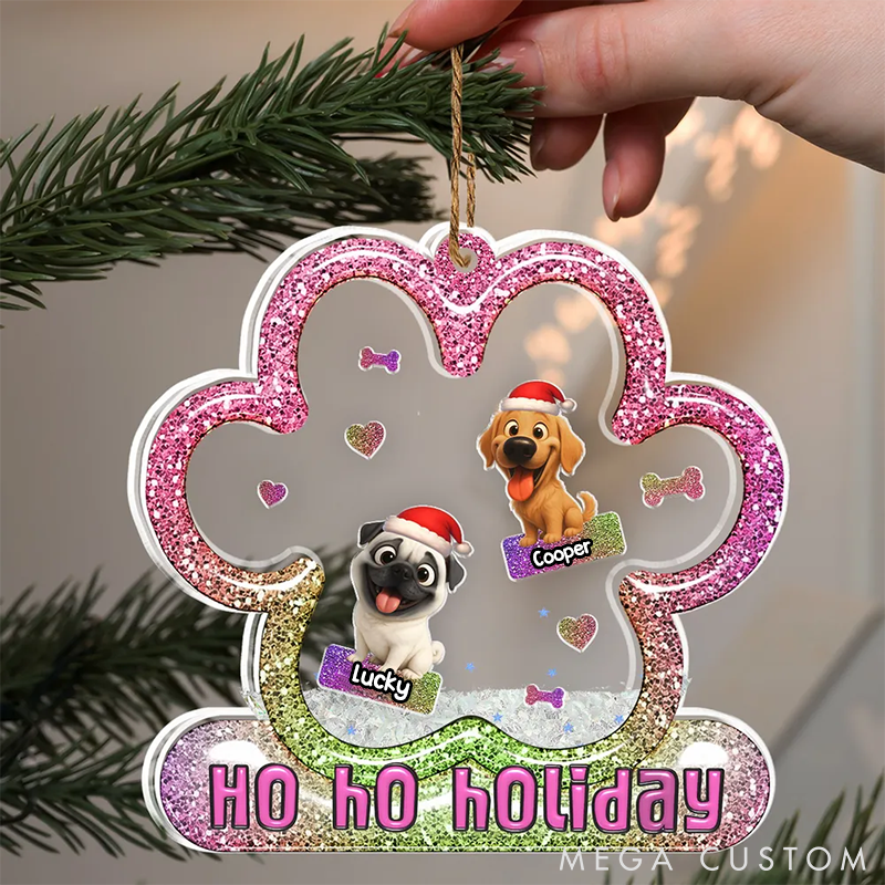 Personalized Dog Lover Literally Your Baby Christmas Ornament