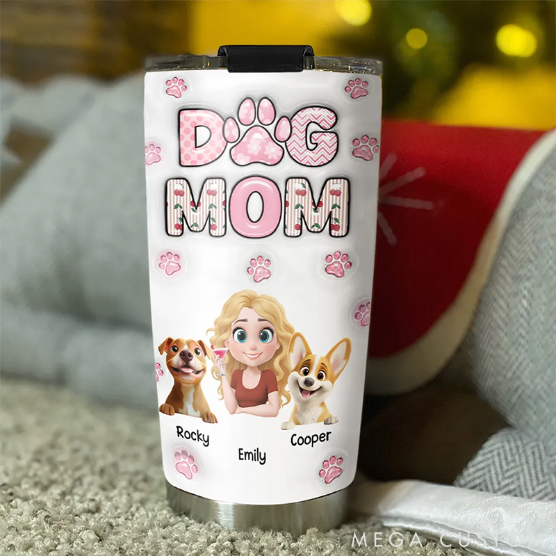 Personalized Dog Lover Cherry on Top 20oz Tumbler