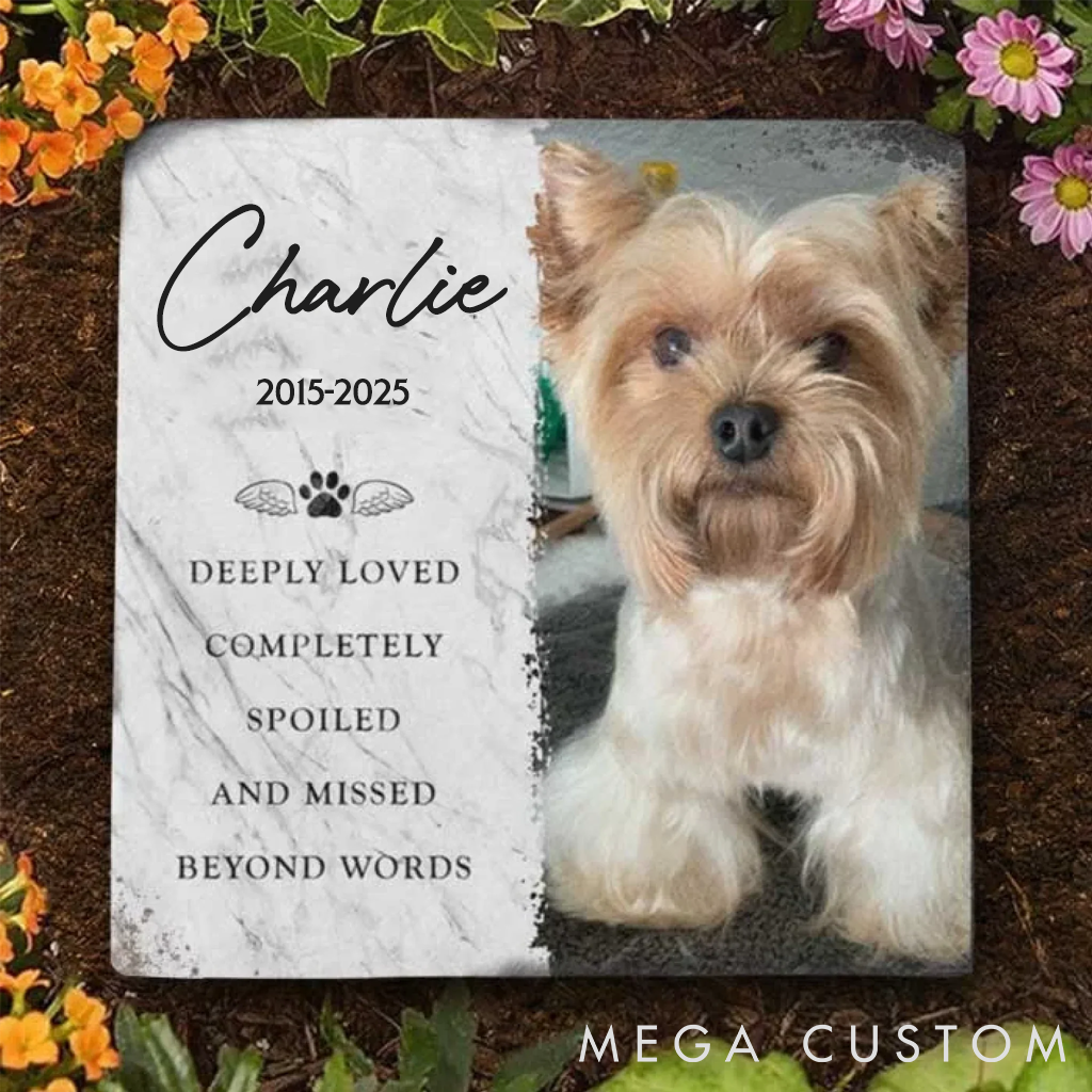 Personalized Pet Lover Memorial Sympathy Gifts Garden Stone