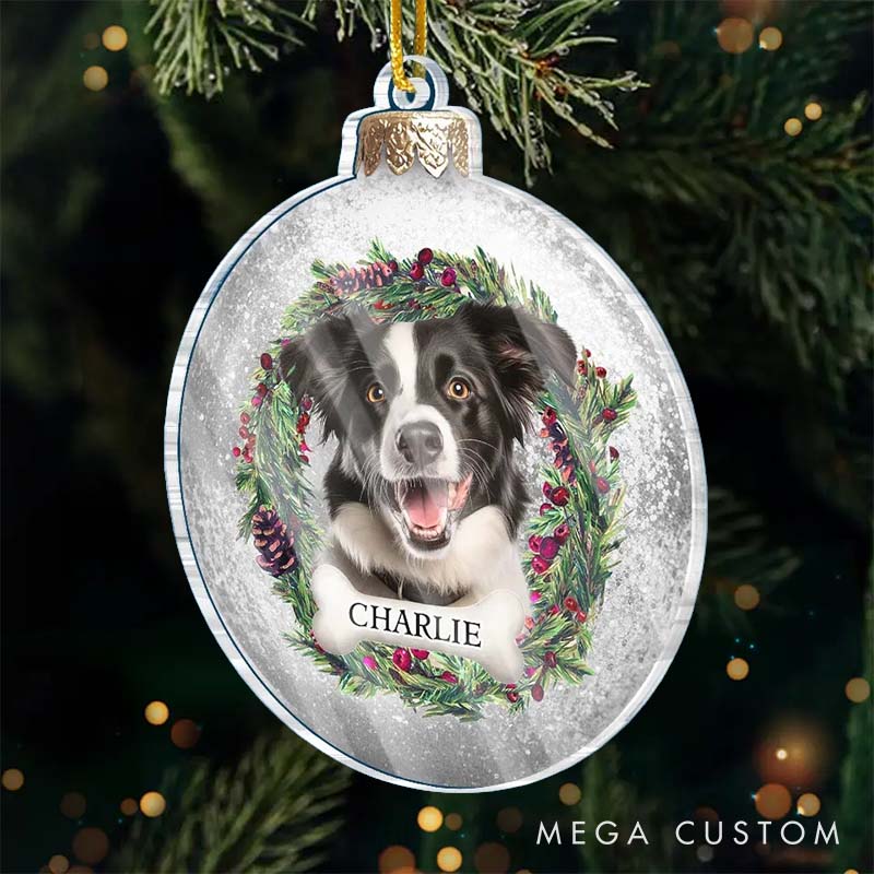 Personalized Pet Lover Custom Photo You’ll always be with Me in Spirit Ornament
