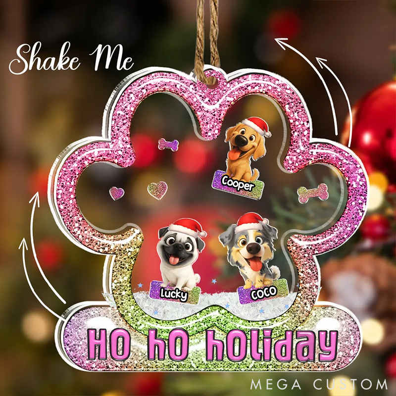 Personalized Dog Lover Literally Your Baby Christmas Ornament