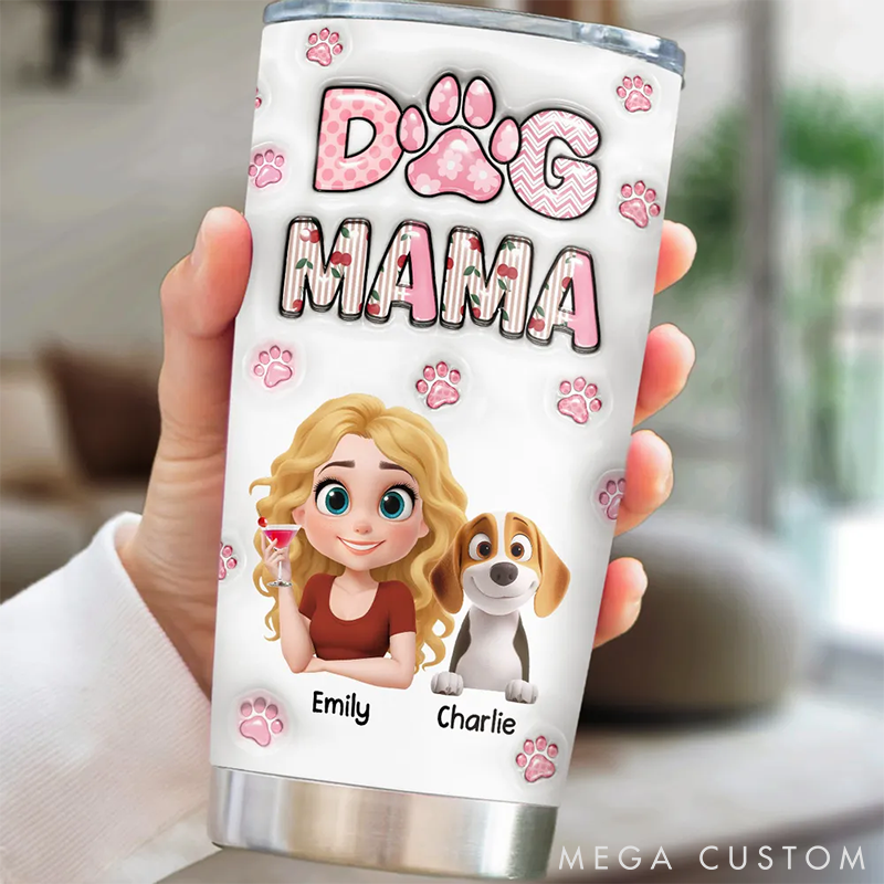 Personalized Dog Lover Cherry on Top 20oz Tumbler