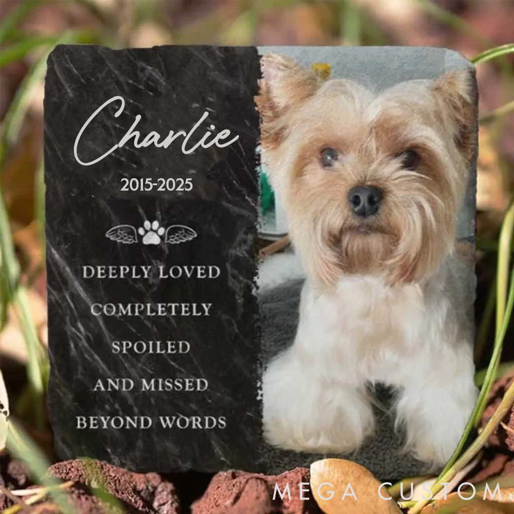 Personalized Pet Lover Memorial Sympathy Gifts Garden Stone
