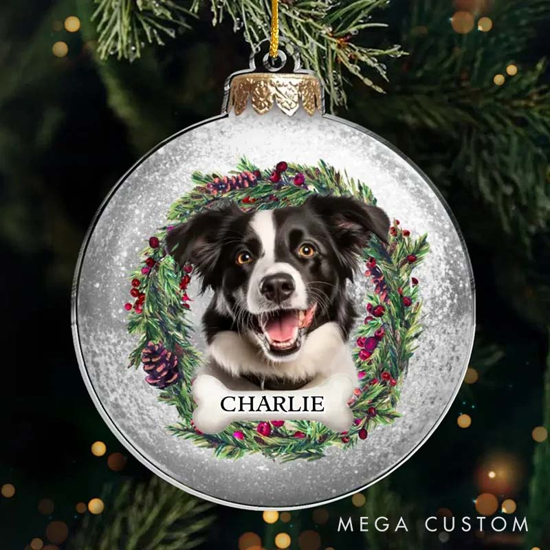 Personalized Pet Lover Custom Photo You’ll always be with Me in Spirit Ornament