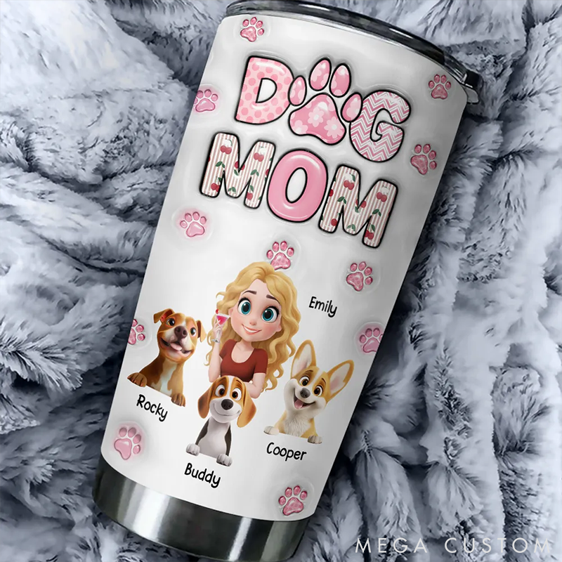Personalized Dog Lover Cherry on Top 20oz Tumbler