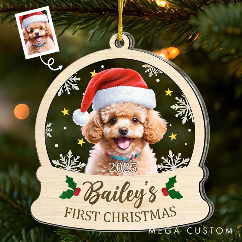 Personalized Pet Lover All You Need is Paws Christmas Ornament 