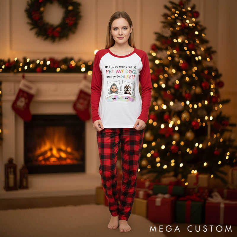 Personalized Dog Lover Sleep Better with My Baby Family Matching