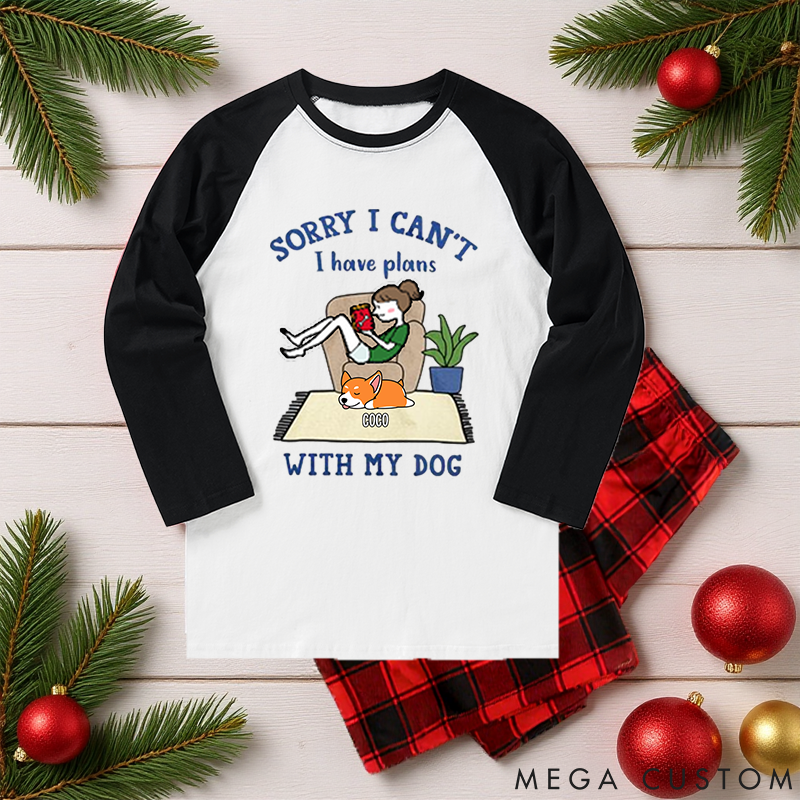 Personalized Dog Lover I have Plans Family Matching
