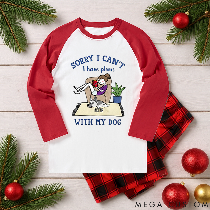 Personalized Dog Lover I have Plans Family Matching