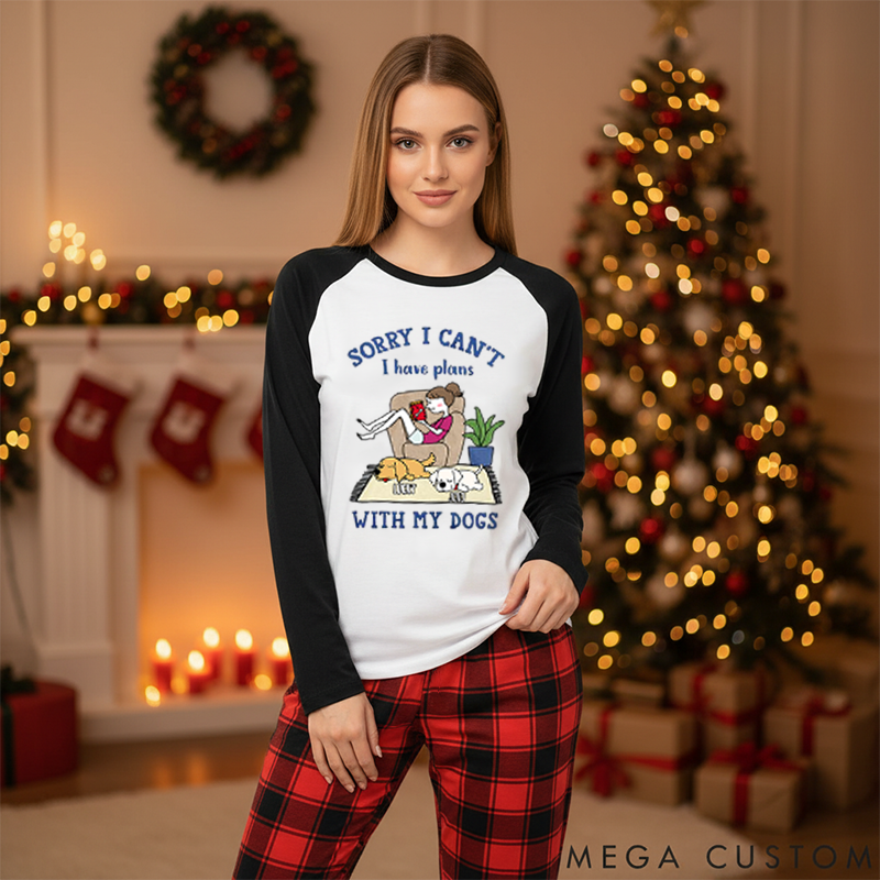 Personalized Dog Lover I have Plans Family Matching