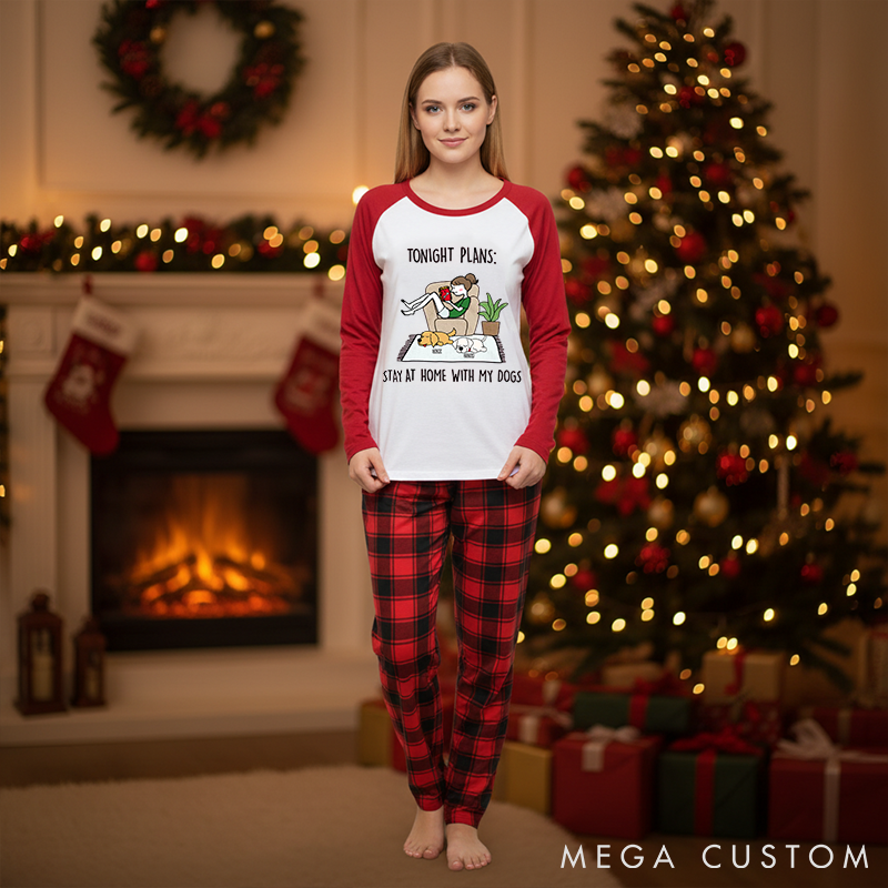 Personalized Dog Lover Tonight Plans Family Matching