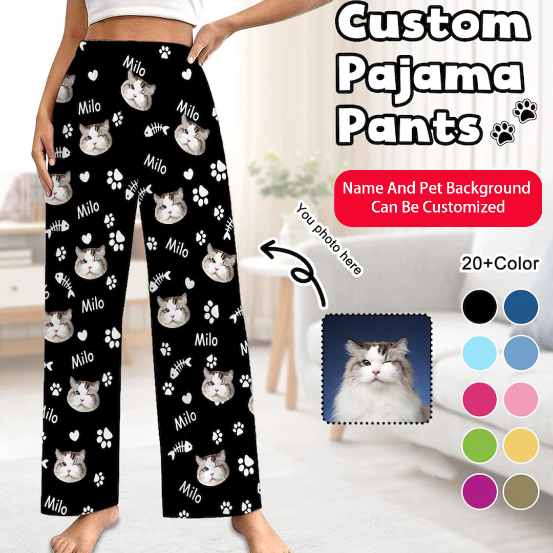 Personalized Pet Lover Funny Pet Pajama Pants Pajamas