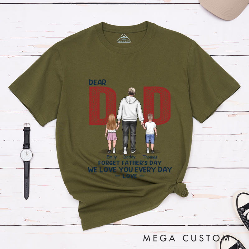 Personalized Love You Everyday Dad Father's Day Birthday Gift Classic T-shirt
