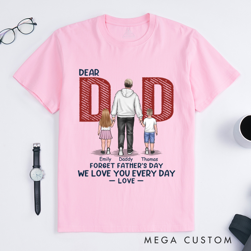 Personalized Love You Everyday Dad Father's Day Birthday Gift Classic T-shirt