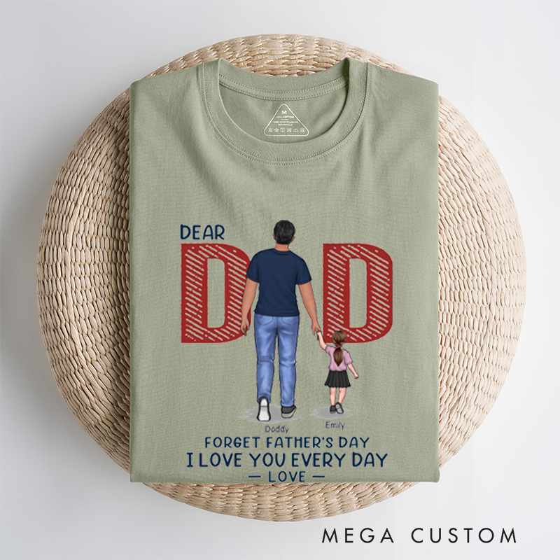 Personalized Love You Everyday Dad Father's Day Birthday Gift Classic T-shirt