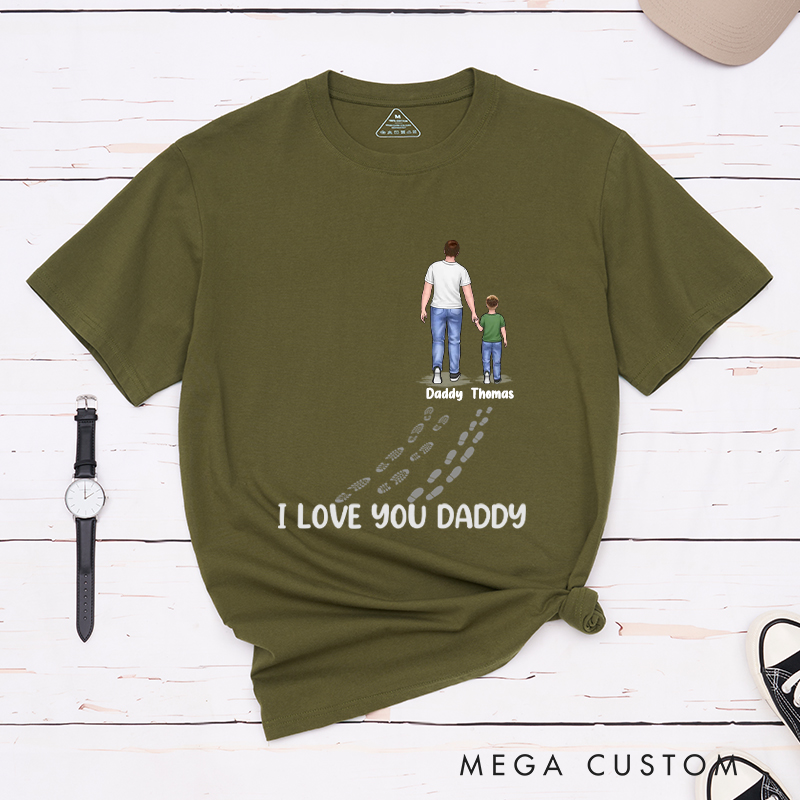 Personalized You Never Walk Alone Father's Day Classic T-shirt
