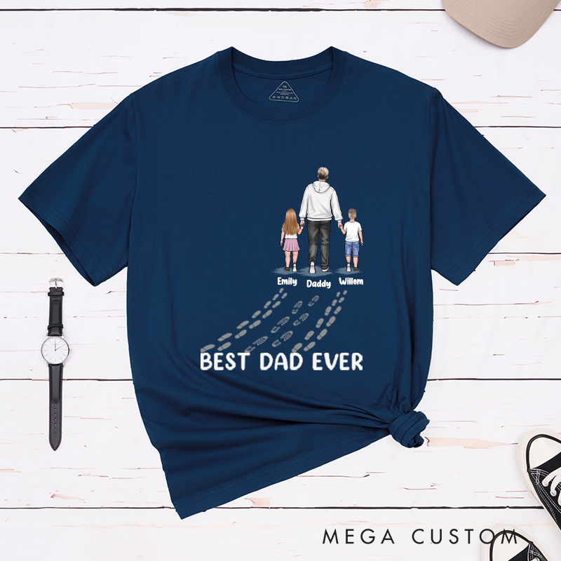 Personalized You Never Walk Alone Father's Day Classic T-shirt