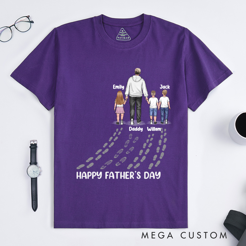 Personalized You Never Walk Alone Father's Day Classic T-shirt