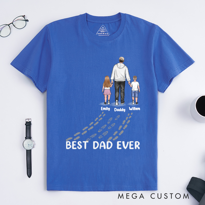 Personalized You Never Walk Alone Father's Day Classic T-shirt