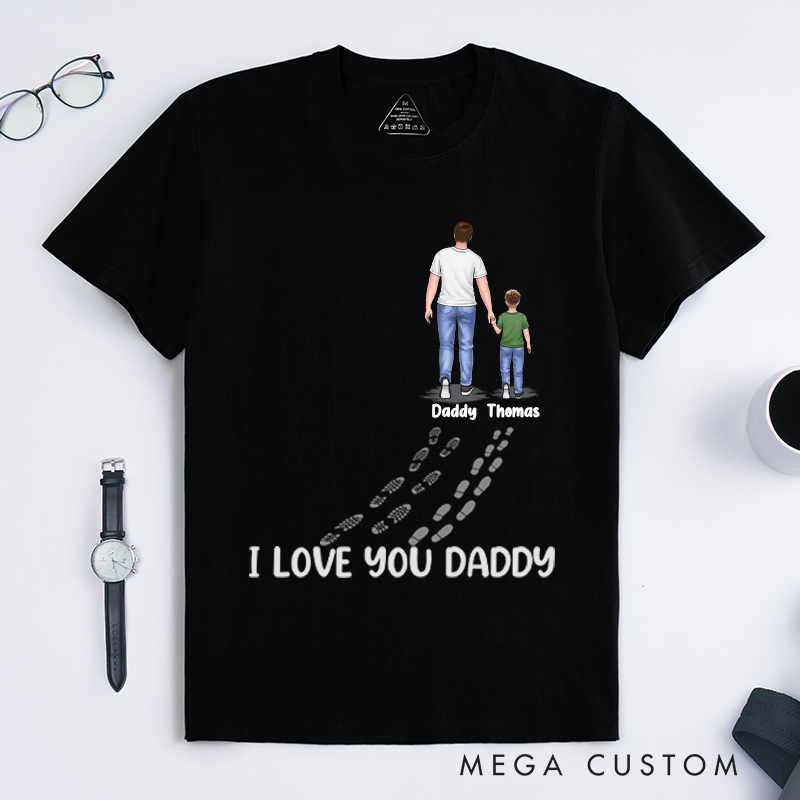 Personalized You Never Walk Alone Father's Day Classic T-shirt
