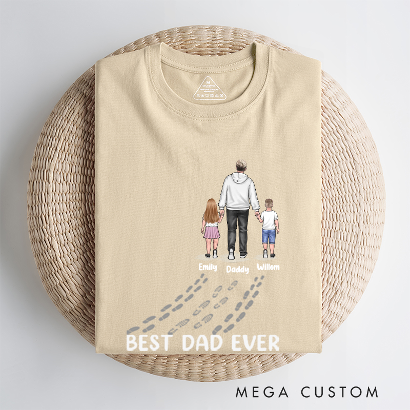 Personalized You Never Walk Alone Father's Day Classic T-shirt