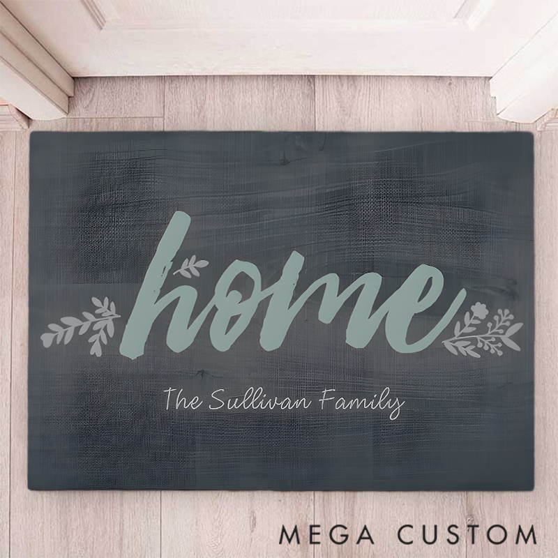 Personalized Family custom door mat