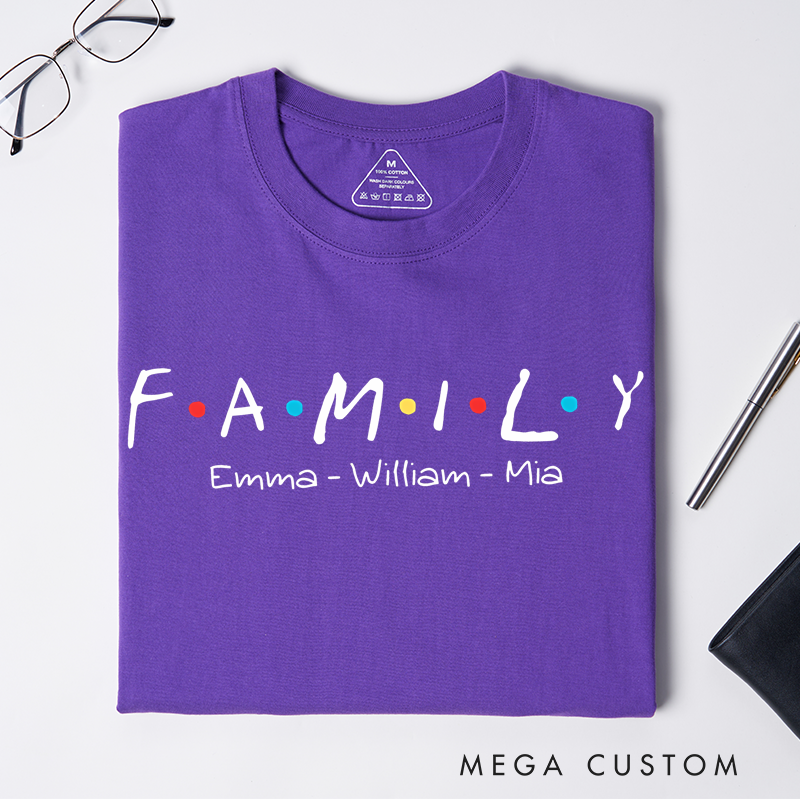 Personalized Custom Matching Family Group Shirts for Trips and Gifts Classic T-shirt