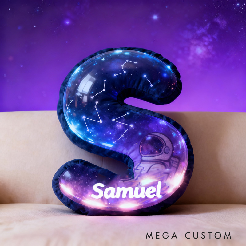 Personalized Zodiac-Themed Magic Letter Pillows Suitable for Kids Zodiac Enthusiasts and Magic Lovers