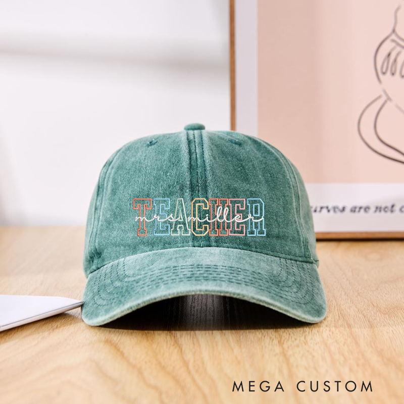 Personalized Caps for Teacher Classic Design Gift Hats Teacher Appreciation Gift