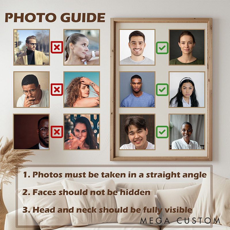 Personalized Custom Viking Couple Portrait Wall Art to Nordic Style Artwork Unique Gift or Home Décor