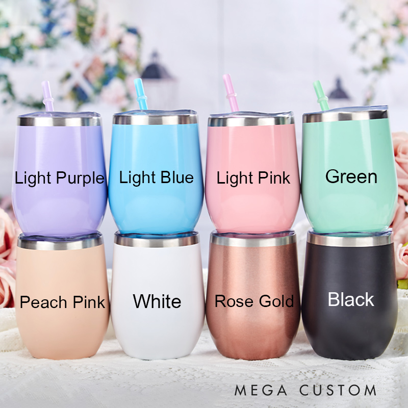 Personalized Stainless Wine Tumbler With Name Party Favors For Her