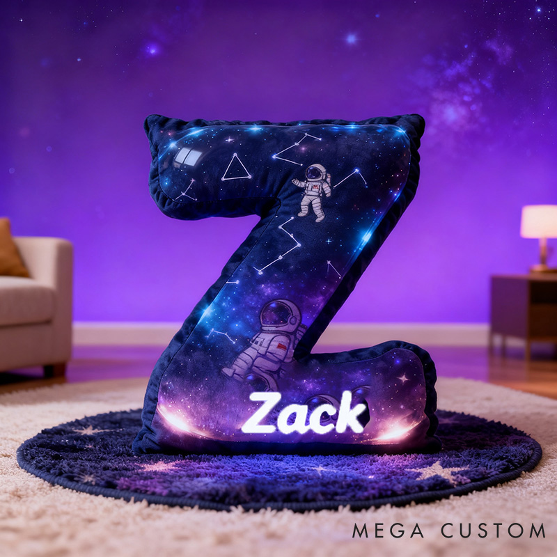 Personalized Zodiac-Themed Magic Letter Pillows Suitable for Kids Zodiac Enthusiasts and Magic Lovers