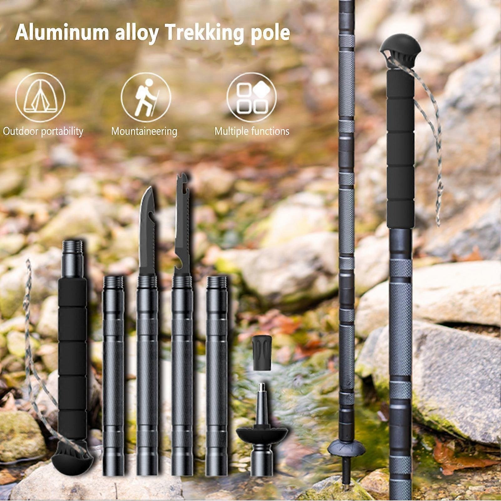 🔥⛰️Multifunctional Trekking Pole – Built for Adventure