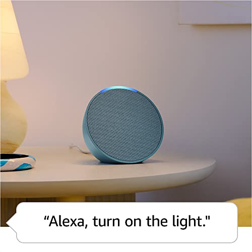 Alexa fits in anywhere: bedroom. living room. bathroom. office. and small spaces | Midnight Teal