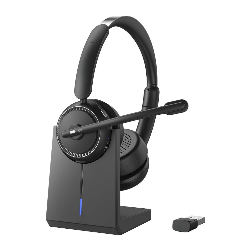AI Noise Cancelling Headset For Work From Home