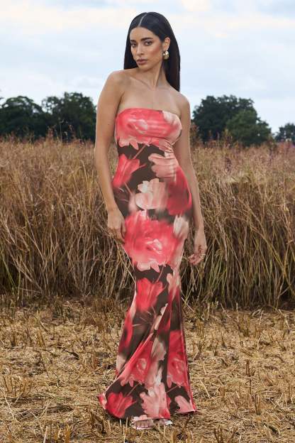 WB_CC_HR_CL129967274-CeremonyRedFloralPrintBandeauFishtailMaxiDress1