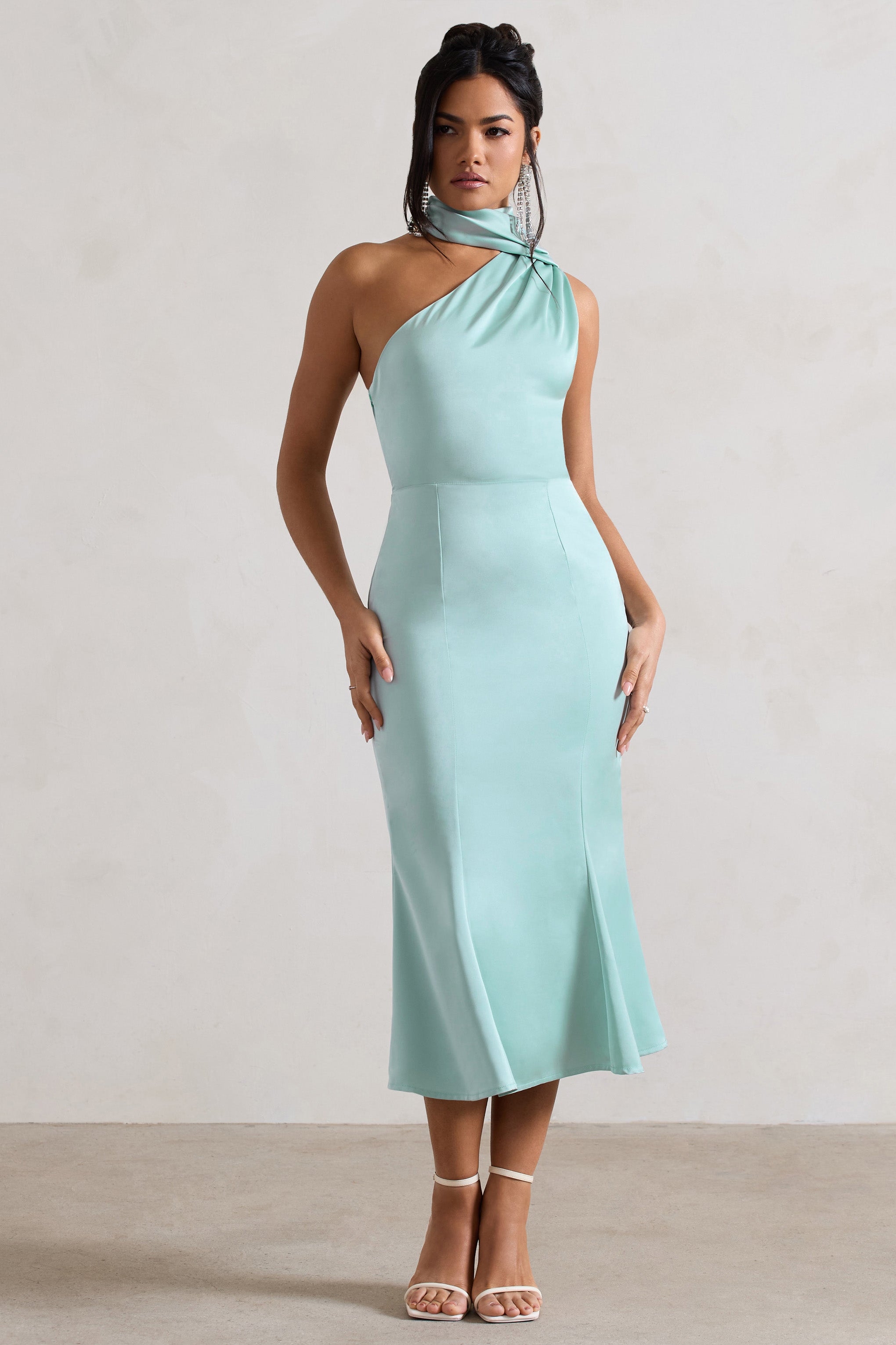 WB_CL128878003-GoldenGirlMintSatinAsymmetricHigh-NeckFlaredMidiDress1