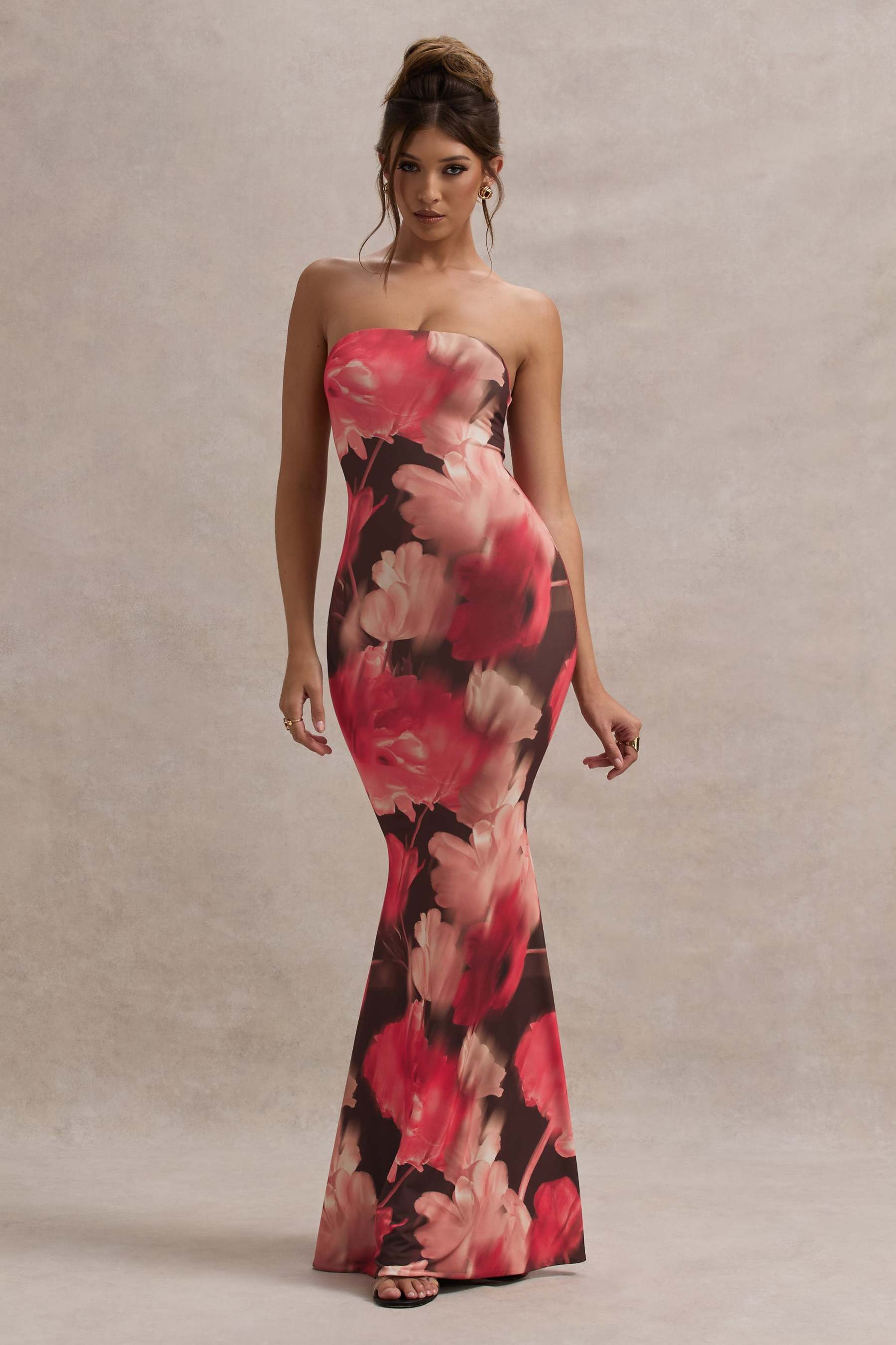 WB_CL129967274-CeremonyRedFloralPrintBandeauFishtailMaxiDress3