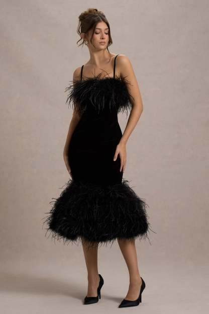 WB_CL135127002-KalenaBlackVelvetFeatherTrimMidiDress5
