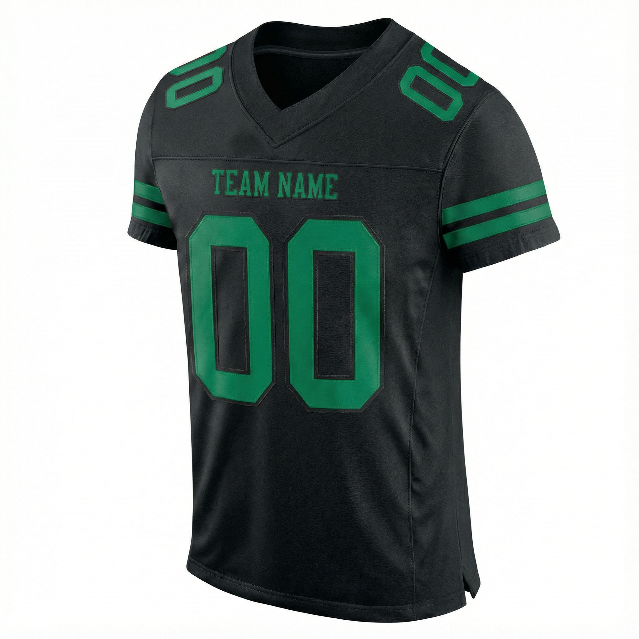 Custom Black & Green Football Jersey